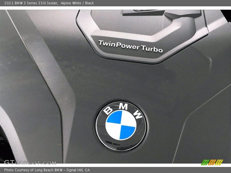 Alpine White / Black 2021 BMW 3 Series 330i Sedan