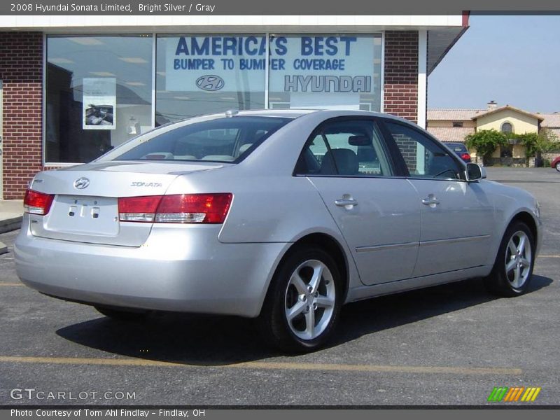 Bright Silver / Gray 2008 Hyundai Sonata Limited