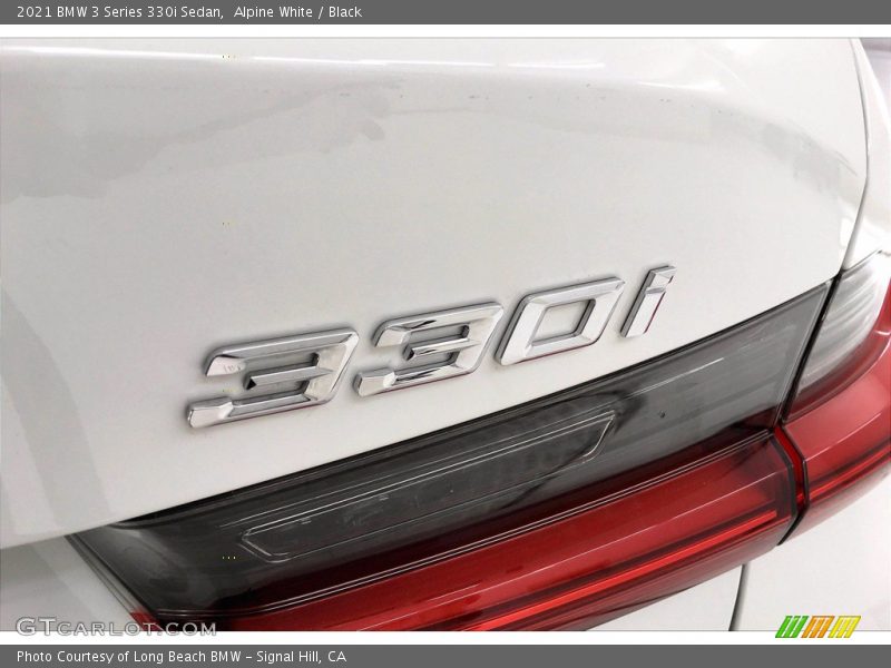 Alpine White / Black 2021 BMW 3 Series 330i Sedan