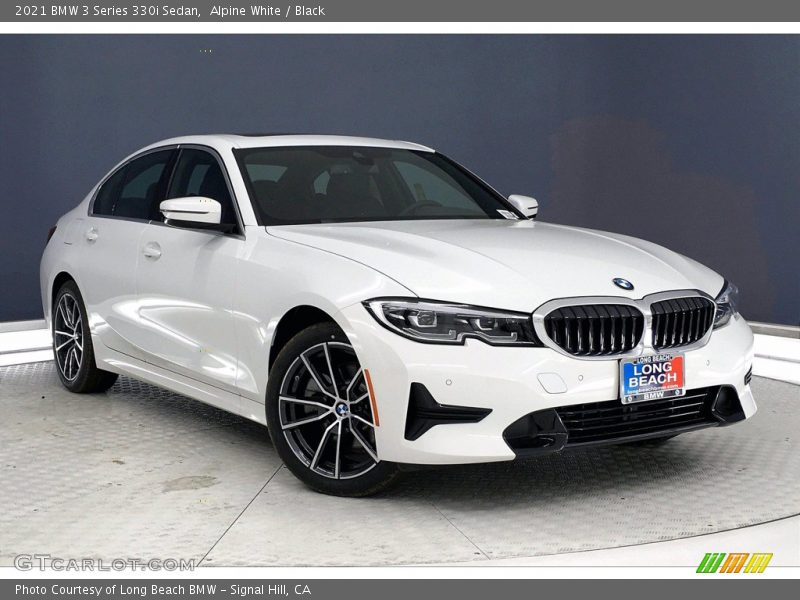 Front 3/4 View of 2021 3 Series 330i Sedan