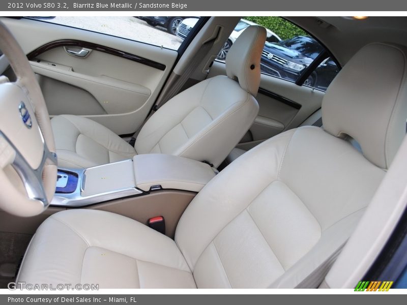 Biarritz Blue Metallic / Sandstone Beige 2012 Volvo S80 3.2