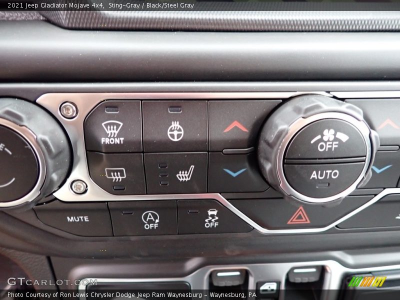 Controls of 2021 Gladiator Mojave 4x4