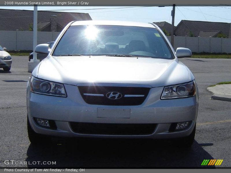 Bright Silver / Gray 2008 Hyundai Sonata Limited