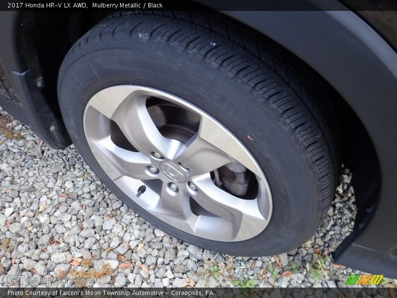 Mulberry Metallic / Black 2017 Honda HR-V LX AWD