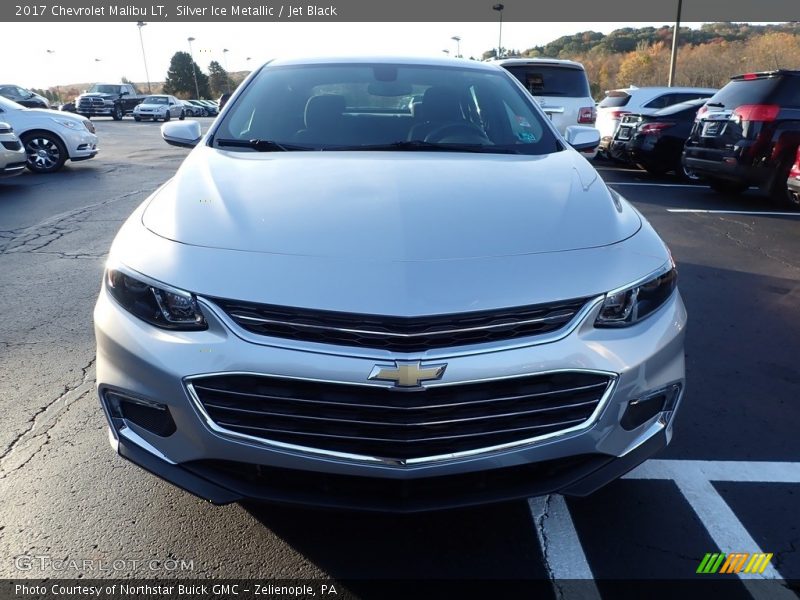 Silver Ice Metallic / Jet Black 2017 Chevrolet Malibu LT