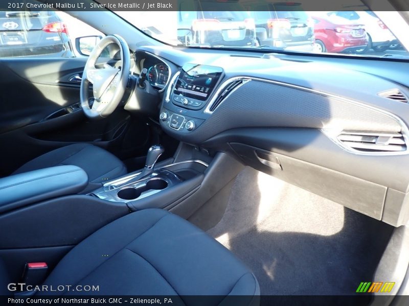 Silver Ice Metallic / Jet Black 2017 Chevrolet Malibu LT