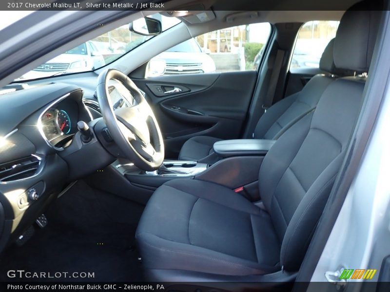 Silver Ice Metallic / Jet Black 2017 Chevrolet Malibu LT