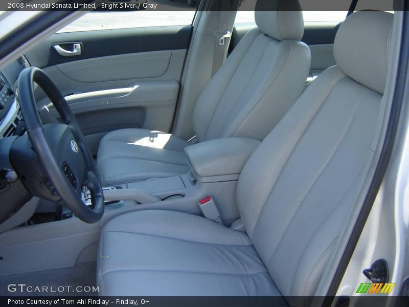 Bright Silver / Gray 2008 Hyundai Sonata Limited