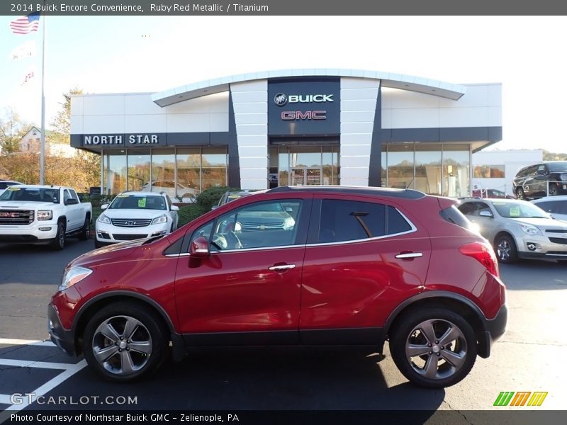 Ruby Red Metallic / Titanium 2014 Buick Encore Convenience