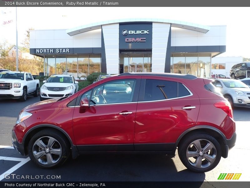 Ruby Red Metallic / Titanium 2014 Buick Encore Convenience