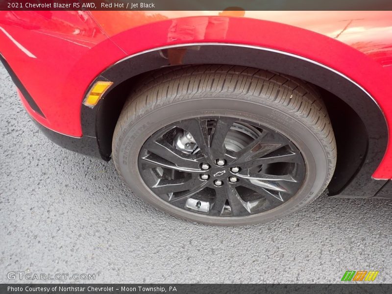 Red Hot / Jet Black 2021 Chevrolet Blazer RS AWD
