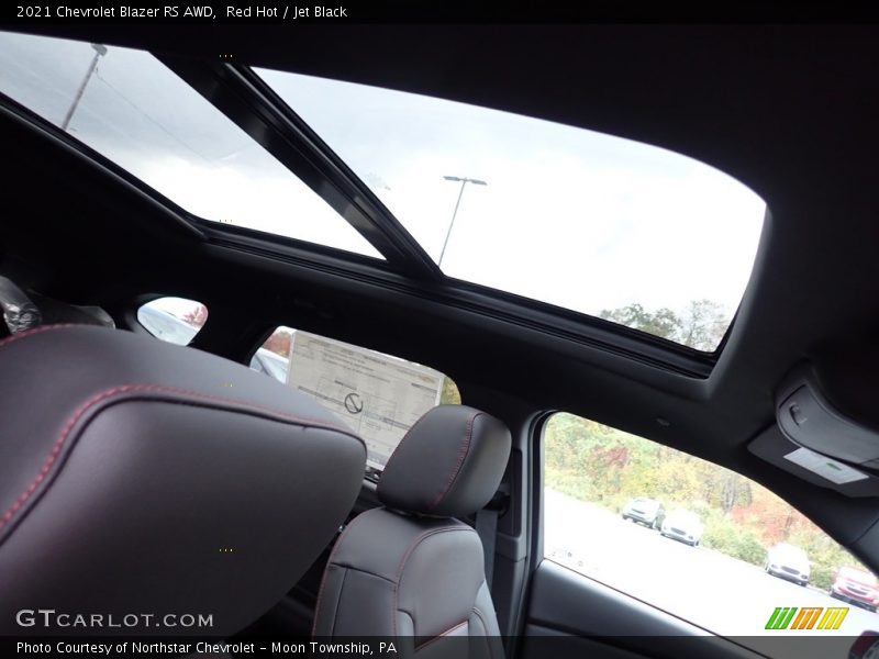 Red Hot / Jet Black 2021 Chevrolet Blazer RS AWD