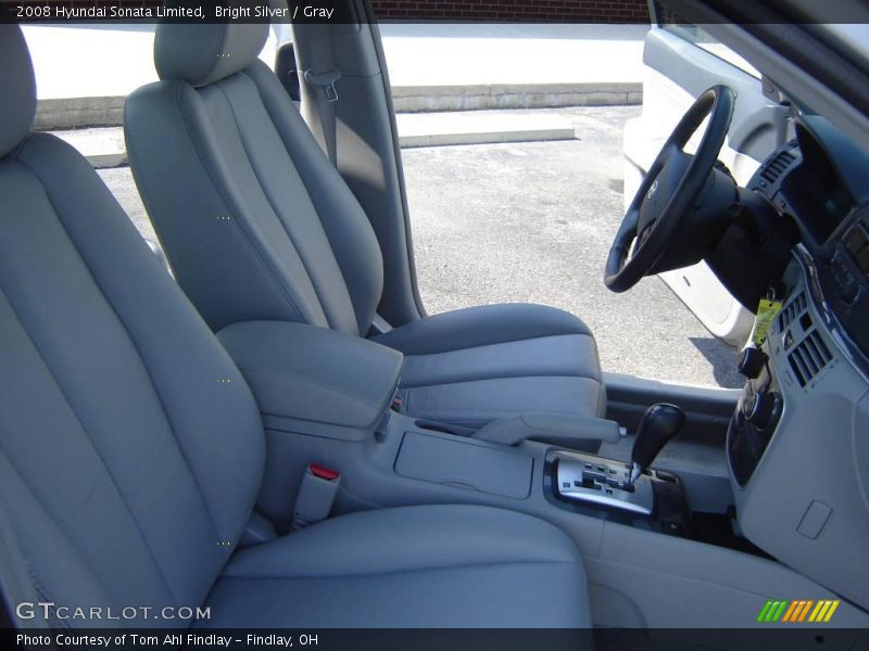 Bright Silver / Gray 2008 Hyundai Sonata Limited