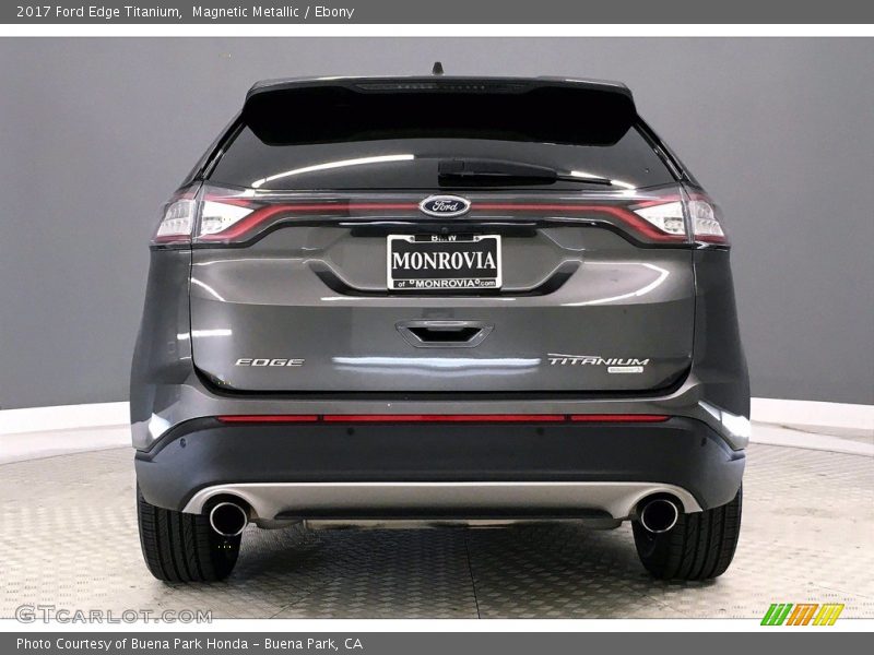Magnetic Metallic / Ebony 2017 Ford Edge Titanium