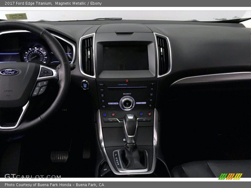 Dashboard of 2017 Edge Titanium