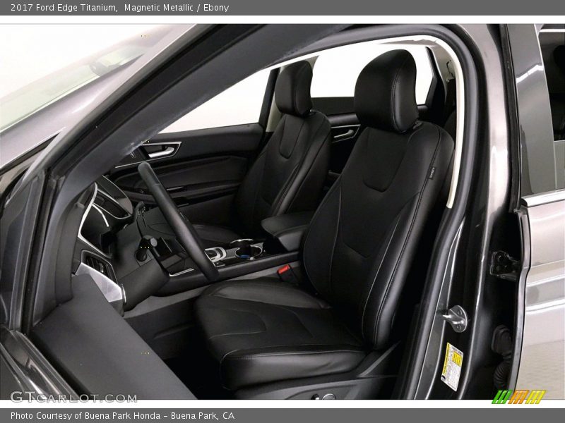 Magnetic Metallic / Ebony 2017 Ford Edge Titanium