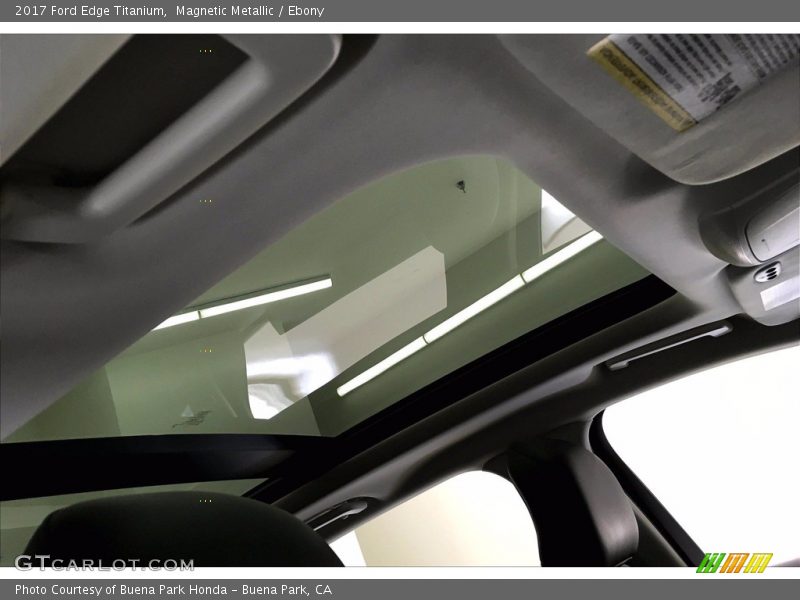 Sunroof of 2017 Edge Titanium