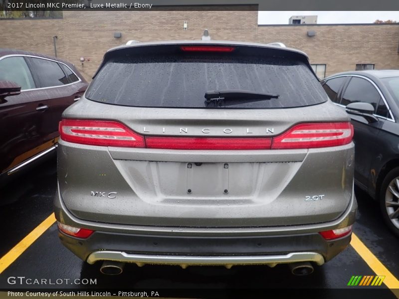 Luxe Metallic / Ebony 2017 Lincoln MKC Premier