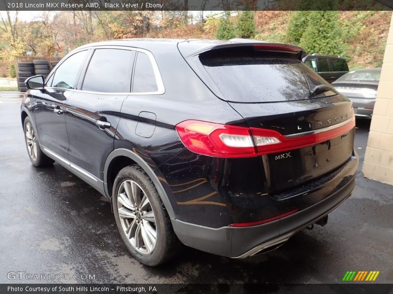 Black Velvet / Ebony 2018 Lincoln MKX Reserve AWD