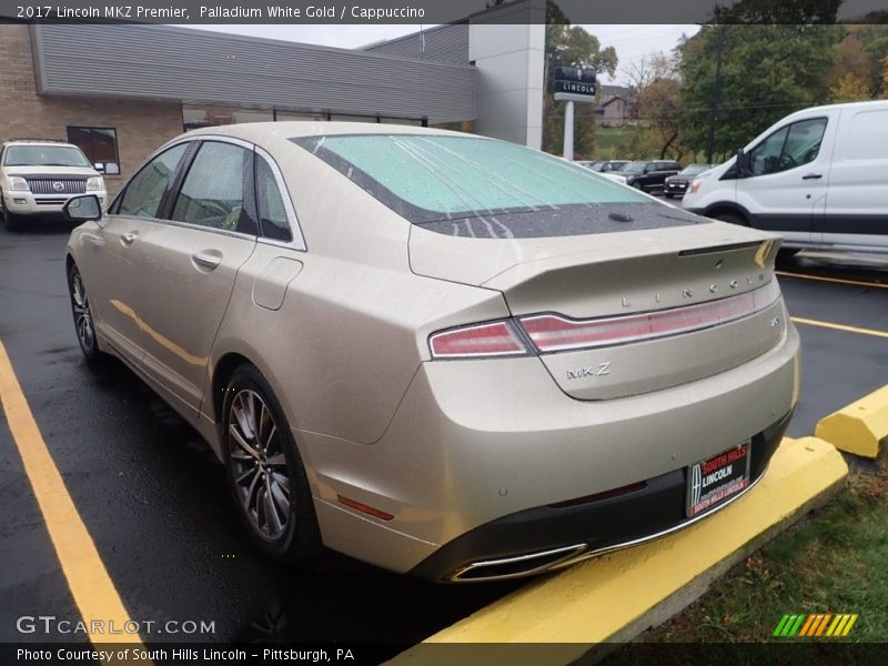 Palladium White Gold / Cappuccino 2017 Lincoln MKZ Premier