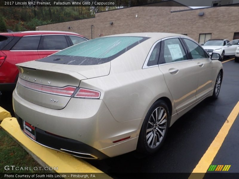Palladium White Gold / Cappuccino 2017 Lincoln MKZ Premier