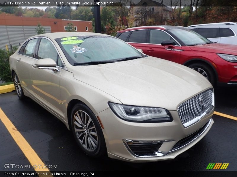 Palladium White Gold / Cappuccino 2017 Lincoln MKZ Premier