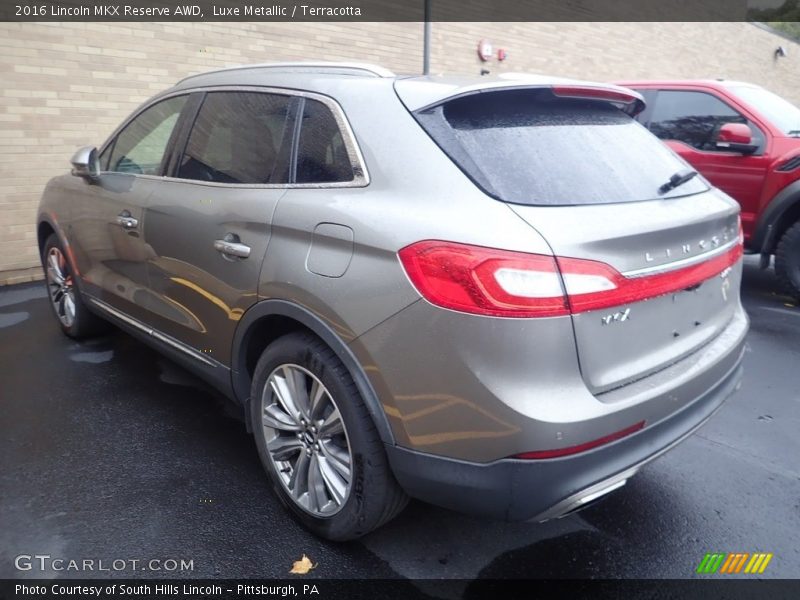Luxe Metallic / Terracotta 2016 Lincoln MKX Reserve AWD