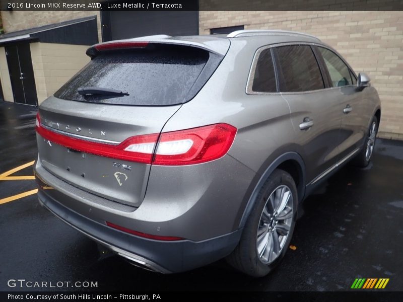 Luxe Metallic / Terracotta 2016 Lincoln MKX Reserve AWD