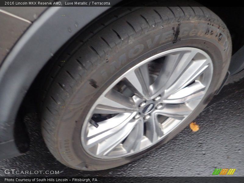 Luxe Metallic / Terracotta 2016 Lincoln MKX Reserve AWD