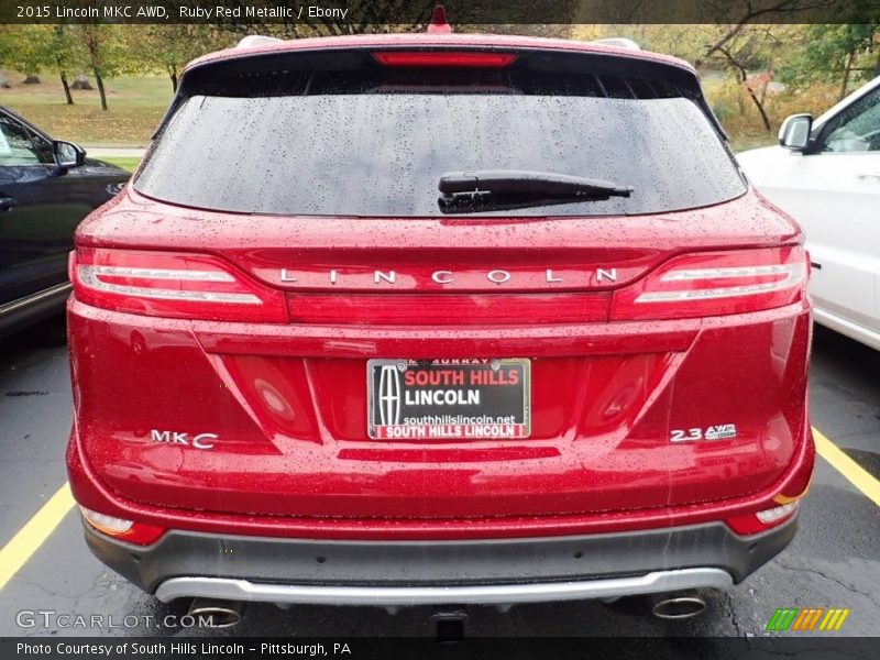 Ruby Red Metallic / Ebony 2015 Lincoln MKC AWD