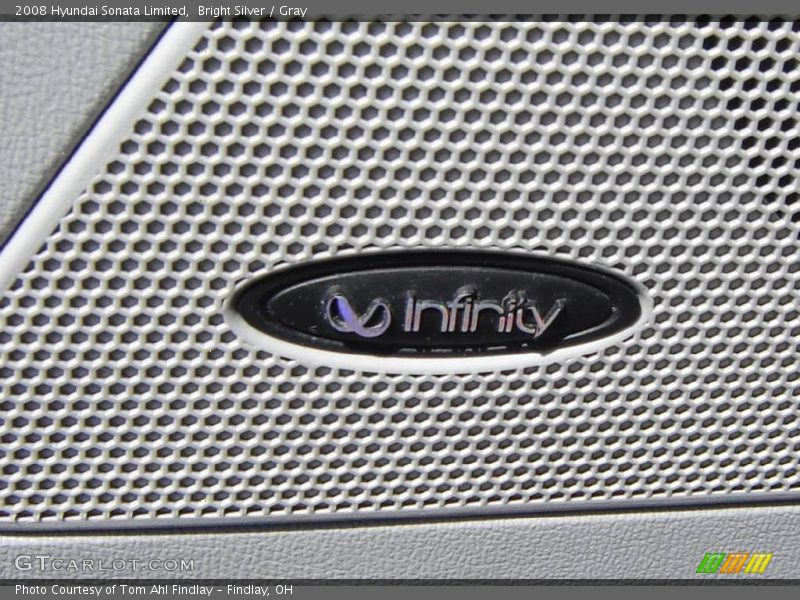 Bright Silver / Gray 2008 Hyundai Sonata Limited