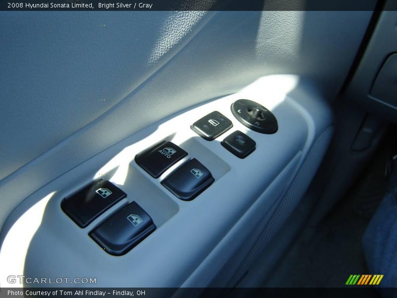 Bright Silver / Gray 2008 Hyundai Sonata Limited