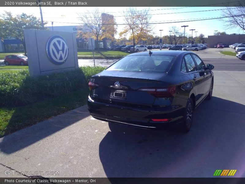Black / Titan Black 2020 Volkswagen Jetta SE