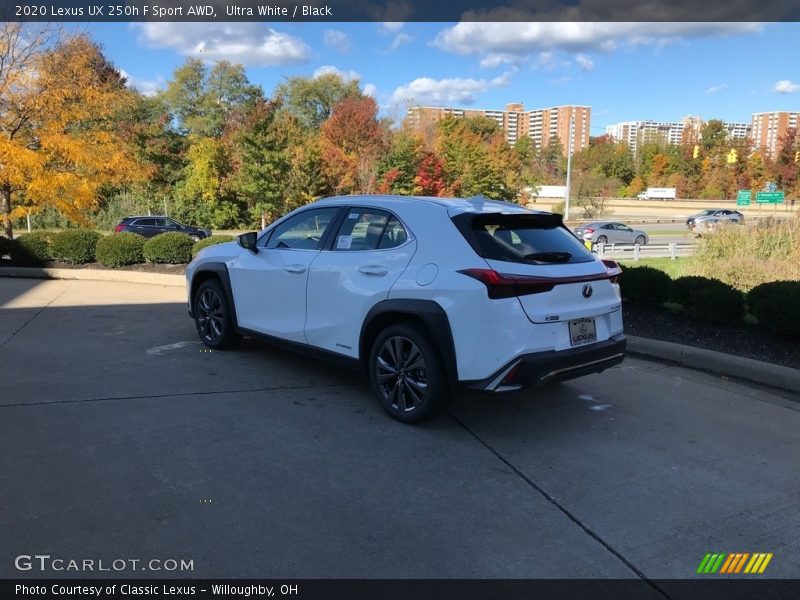 Ultra White / Black 2020 Lexus UX 250h F Sport AWD