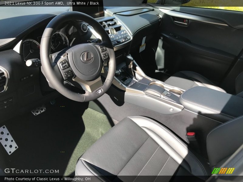 Ultra White / Black 2021 Lexus NX 300 F Sport AWD