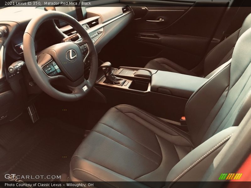 Matador Red Mica / Black 2021 Lexus ES 350