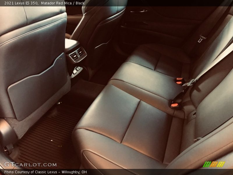Matador Red Mica / Black 2021 Lexus ES 350