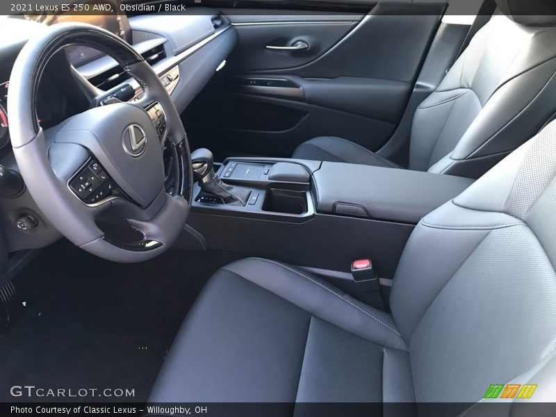  2021 ES 250 AWD Black Interior