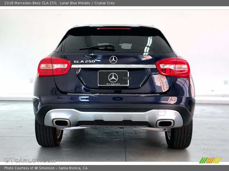 Lunar Blue Metallic / Crystal Grey 2018 Mercedes-Benz GLA 250