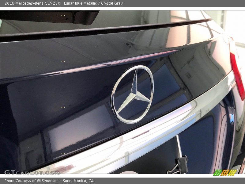 Lunar Blue Metallic / Crystal Grey 2018 Mercedes-Benz GLA 250