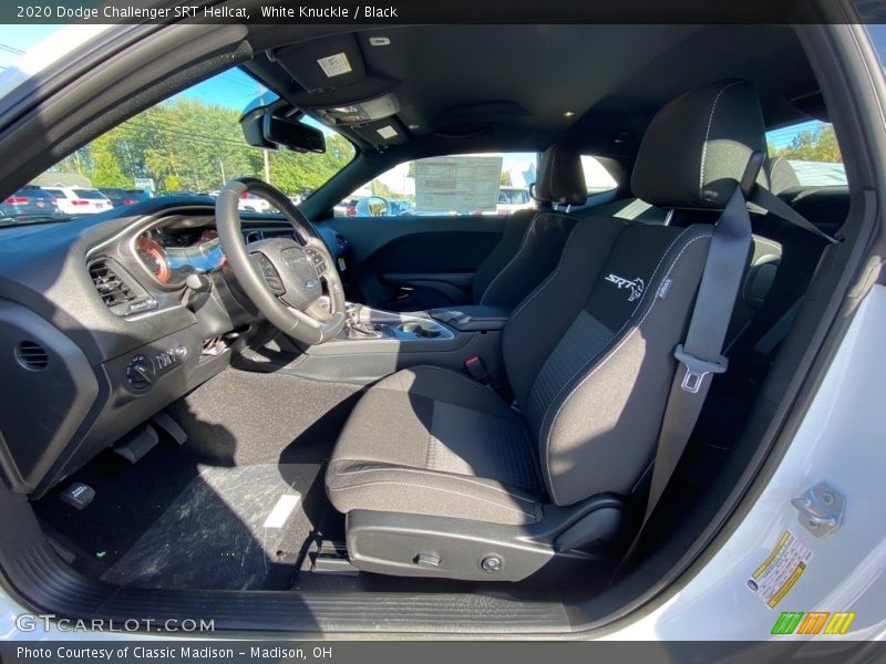 White Knuckle / Black 2020 Dodge Challenger SRT Hellcat