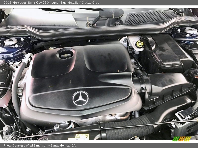 Lunar Blue Metallic / Crystal Grey 2018 Mercedes-Benz GLA 250