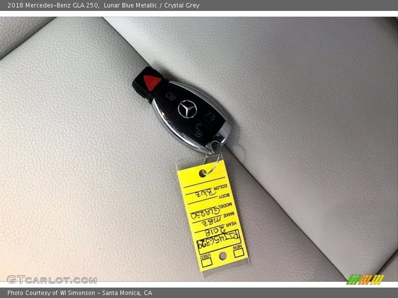Lunar Blue Metallic / Crystal Grey 2018 Mercedes-Benz GLA 250