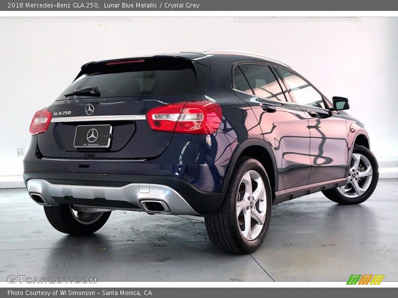 Lunar Blue Metallic / Crystal Grey 2018 Mercedes-Benz GLA 250