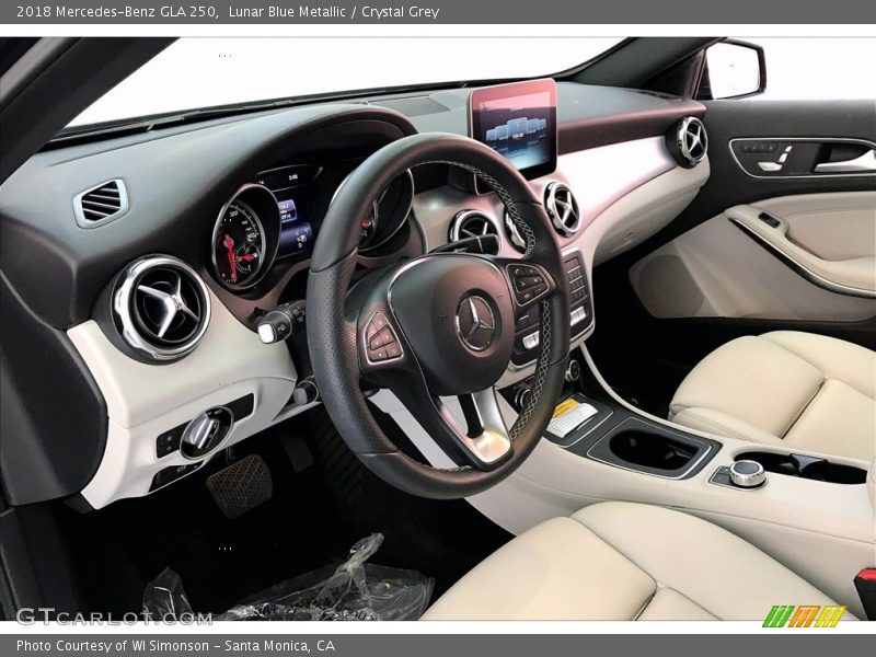 Lunar Blue Metallic / Crystal Grey 2018 Mercedes-Benz GLA 250