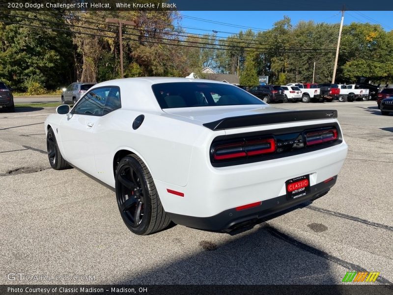 White Knuckle / Black 2020 Dodge Challenger SRT Hellcat