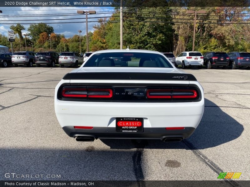 White Knuckle / Black 2020 Dodge Challenger SRT Hellcat
