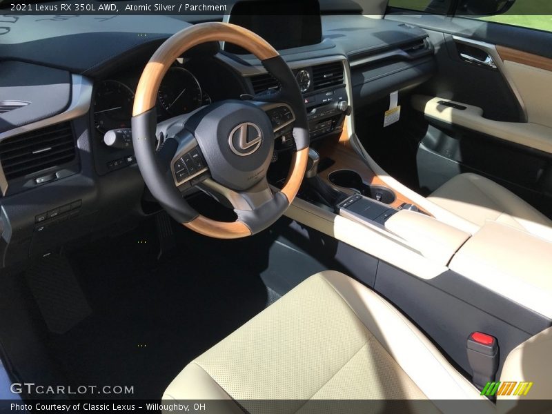 Atomic Silver / Parchment 2021 Lexus RX 350L AWD