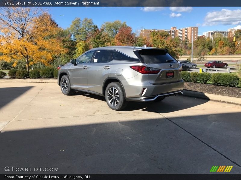 Atomic Silver / Parchment 2021 Lexus RX 350L AWD