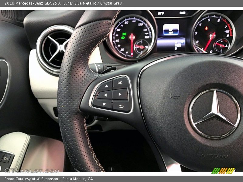 Lunar Blue Metallic / Crystal Grey 2018 Mercedes-Benz GLA 250